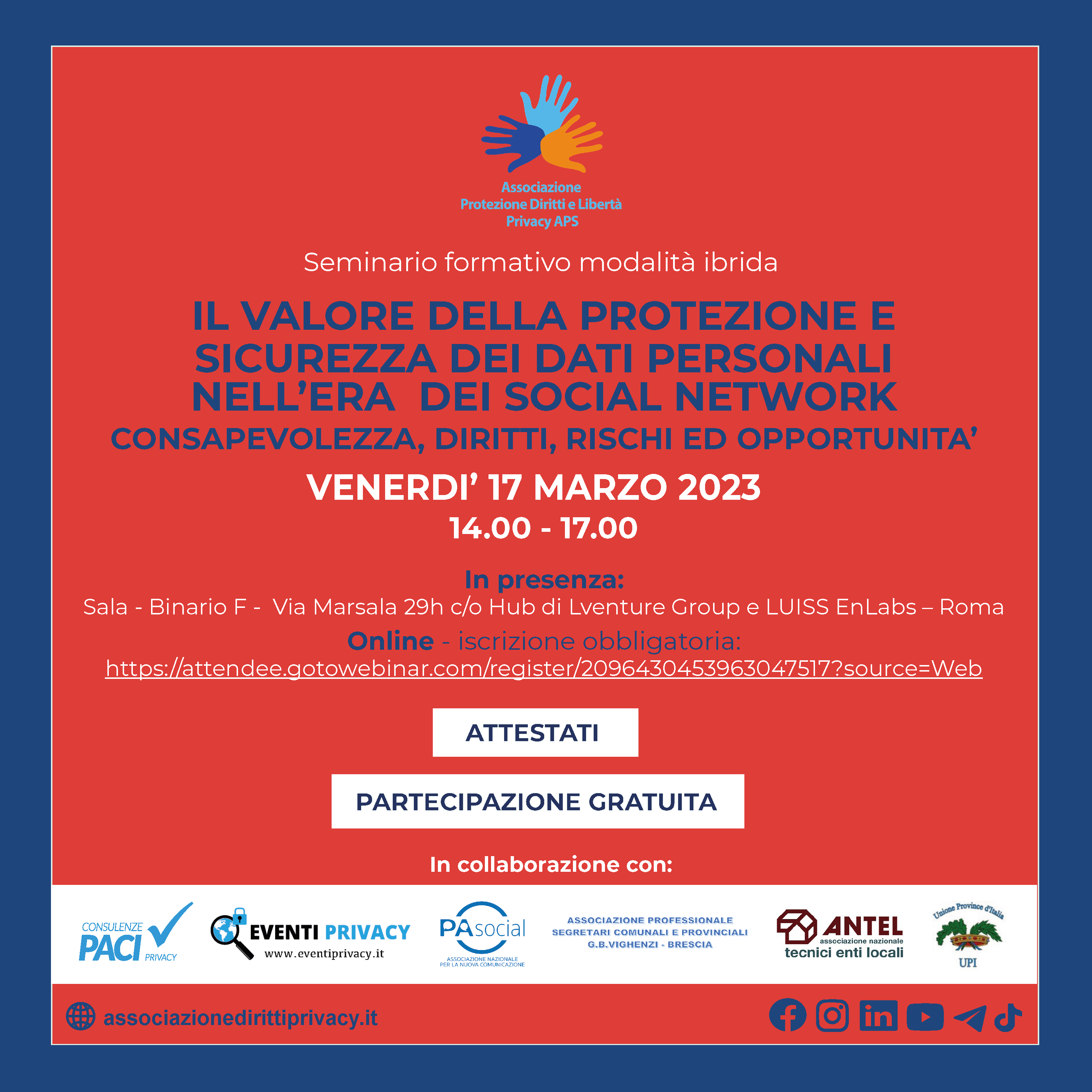 IL VALORE DELLA PROTEZIONE E SICUREZZA DEI DATI PERSONALI NELL’ERA DEI SOCIAL NETWORK